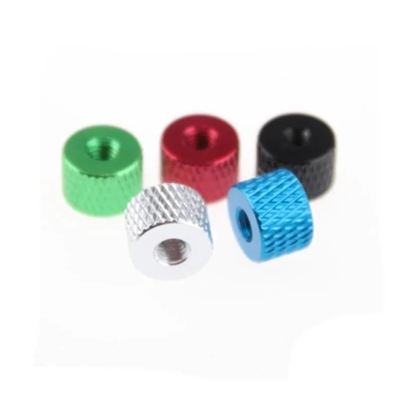 

5pcs M3 Hands screw aerial frame nut water cooled knurled aluminum alloy hand nuts