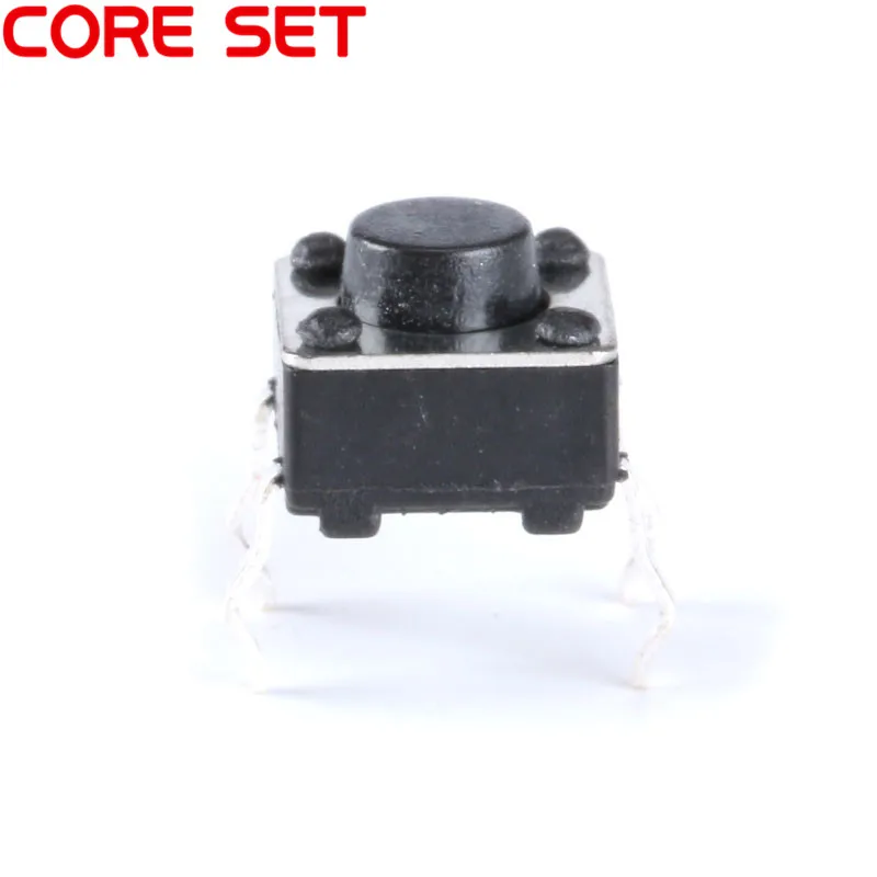 10Pcs Mini Micro Momentary Tactile Push Button Switch 6*6*5mm 4 Pin ON/OFF Keys Button DIP 6x6x5mm