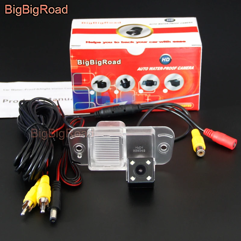 

BigBigRoad Car Rear View Reverse Backup Parking Camera For SsangYong Actyon 2006 2007 2008 2009 2010 night vision Waterproof