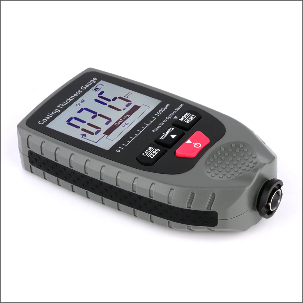 RZ Thickness Gauges Paint Coating Thickness Gauge Digital Car Thickness Gauges Tester With Backlight Film Thickness Gauge