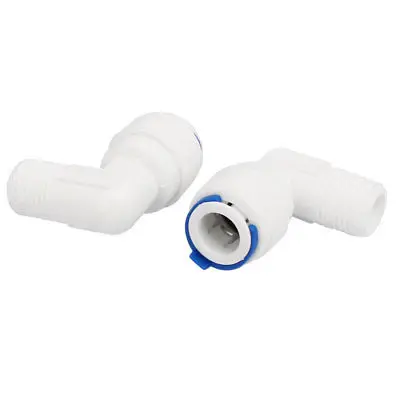3/8 ''Push Fit Tubo x M12 Filo Gomito Quick Connect 10 pz per RO Filtro per L'acqua