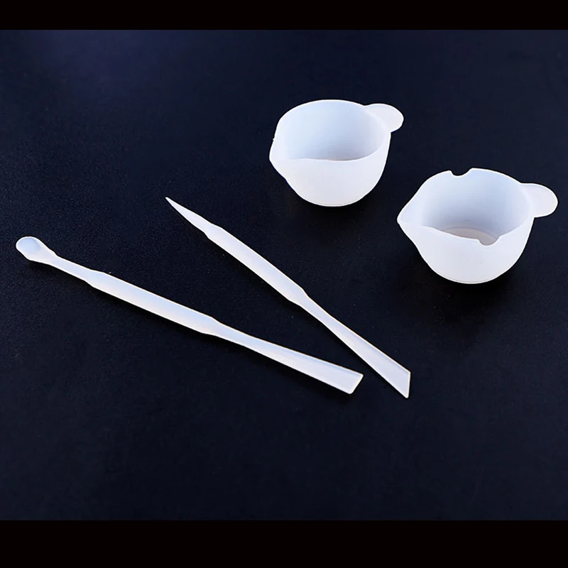 Epoxy Molding Silicone Dispensing Cup Stirring Bars with Card Slots Dispensing Cups without Card Slots Stir Bars