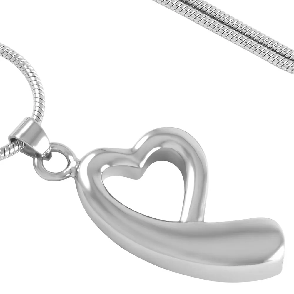 CMJ8522 Irregularity Heart  Ash Jewelry Cremation Urns Pendants Urn Necklace for ash Cherish memories of loved one