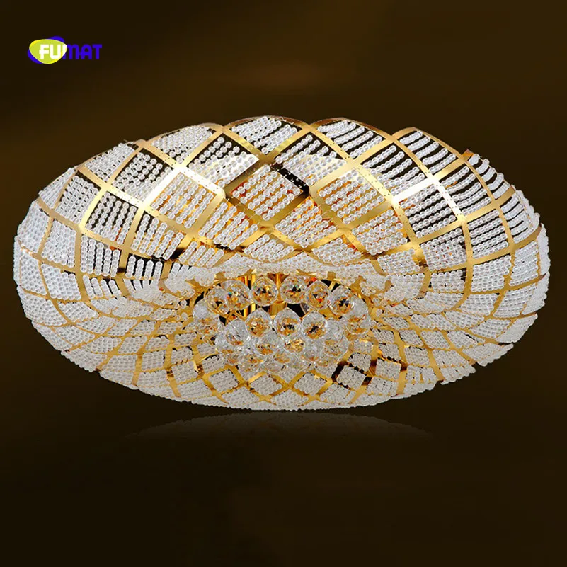 

FUMAT Crystal K9 Bird Nest Design Stainess Steel LED Crystal Balls Ceiling Lamp Luxury Creative Beautiful Lustres Metal Lighting