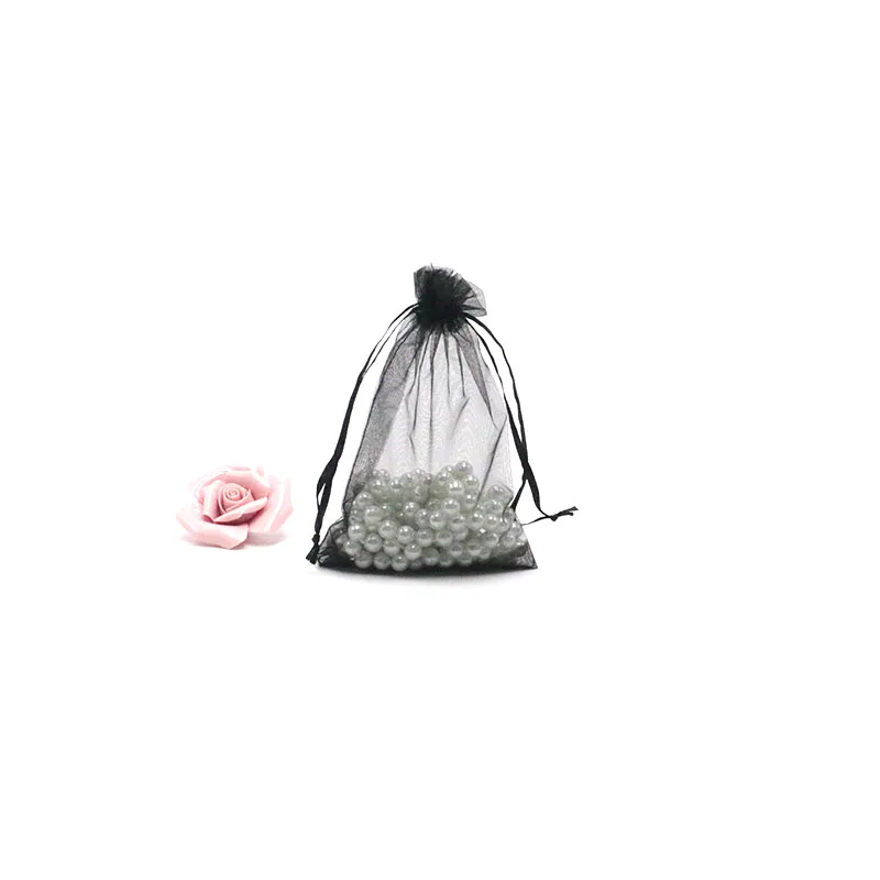 

11*16cm 300PCS Gauze Pouches Custom Jewelry Display Organza Bag Gift Packaging Earring Jewelry Packaging&Display Beaded Bags