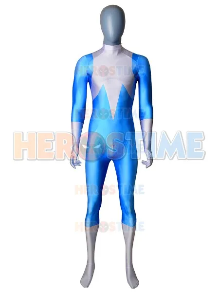 

3D Print Frozone Cosplay Costume The Incredibles 2 Dyesub Spandex Frozone Cosplay Halloween Costume Jumpsuit Hot Sale