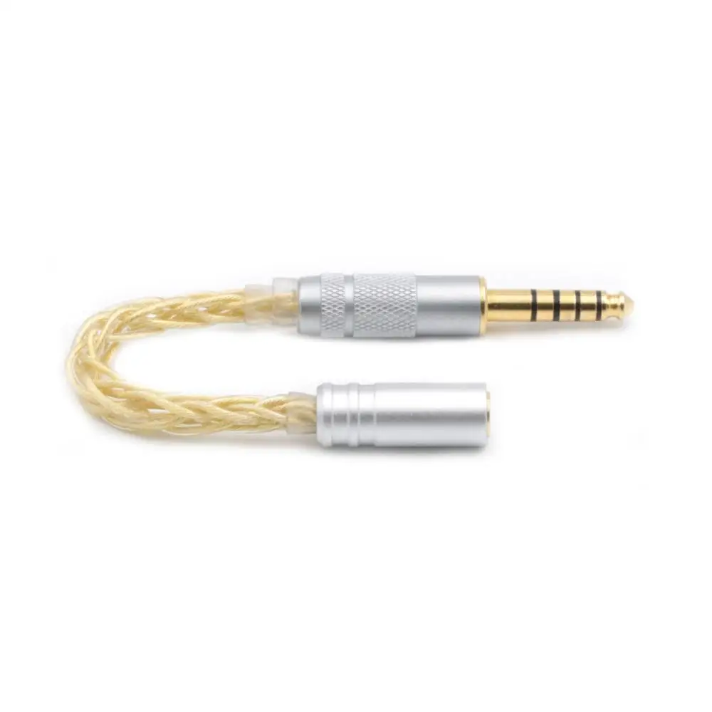 Linsoul 8 Core Cable Adapter IEM 2.5mm TRRS 4.4mm TRRRS Socket Earphone Cable For Balanced Music Player Pre-order