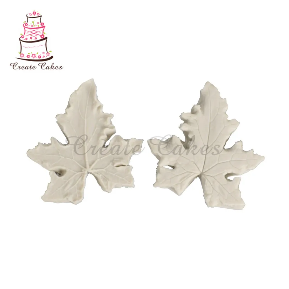 Parasol Leaf Mold for Peony Flower Decoration Stainess Steel Cutter Set Wedding Fondant Cake Sugarcraft Tool Bakeware