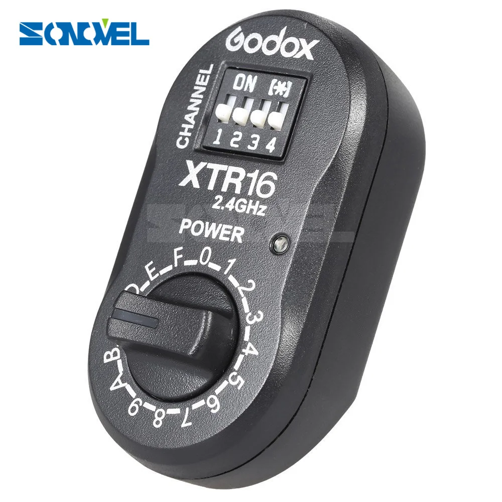 Godox XTR-16 Flash Receiver 2.4 Gam Không Dây X-hệ thống cho X1C X1N XT-16 Transmitter Kích Hoạt Wistro AD360/DE/QT/DP/QS/GS/GT Series