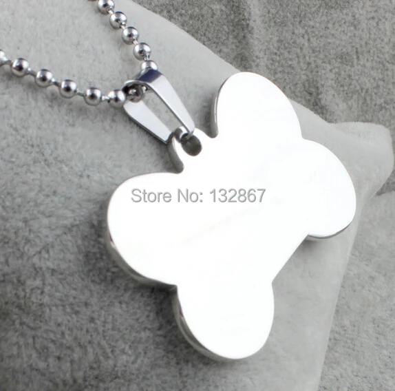 Free shipping Lot 30pcs  in bulk Jewelry charms Stainless Steel flat  dog tag  Pendant  High Mirror polishing