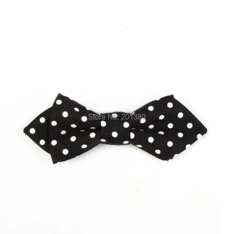 

Fashion Dot Pin Boys Bow Tie Cotton 2019 Plaid Bowtie for children kids