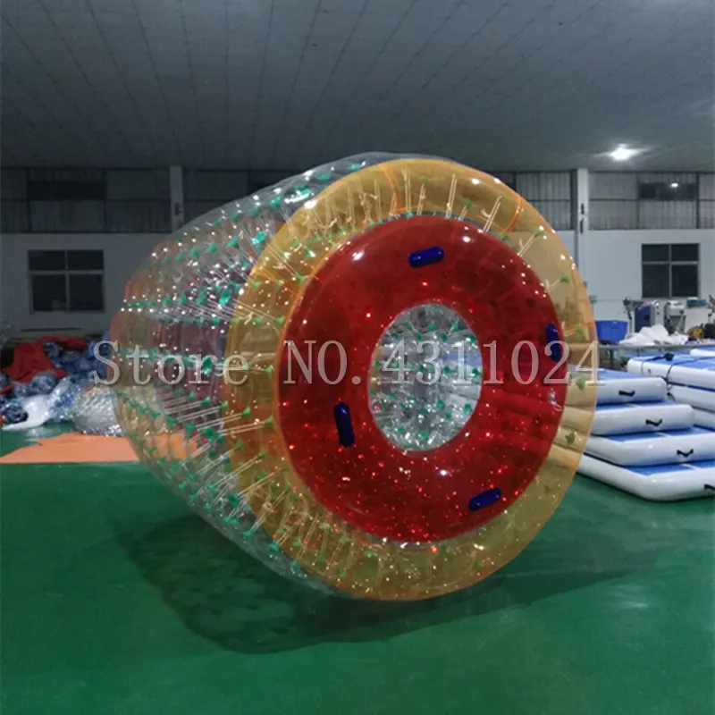 

Free Shipping 2.4m Large Inflatable Water Wheel , Pool Inflatable Water Roller,Water Roller Ball, Inflatable Water Balls