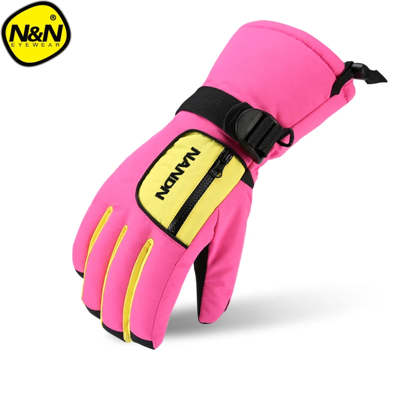 NANDN Ski gloves Warm windproof snowboard