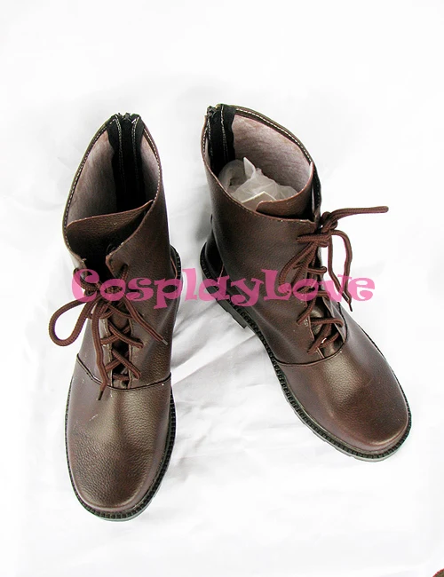 Vampire Knight Kuran Yuuki Cosplay Shoes Boots Brown Color Hand Made Custom-Made For Halloween Christmas Festival CosplayLove