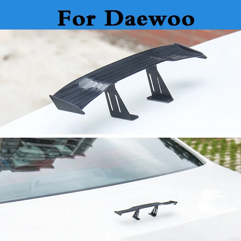 Car Styling Mini Rear Car Tail Spoiler Wing Decoration Stickers For Daewoo Matiz Nexia Nubira Sens Tosca Winstorm Car Styling