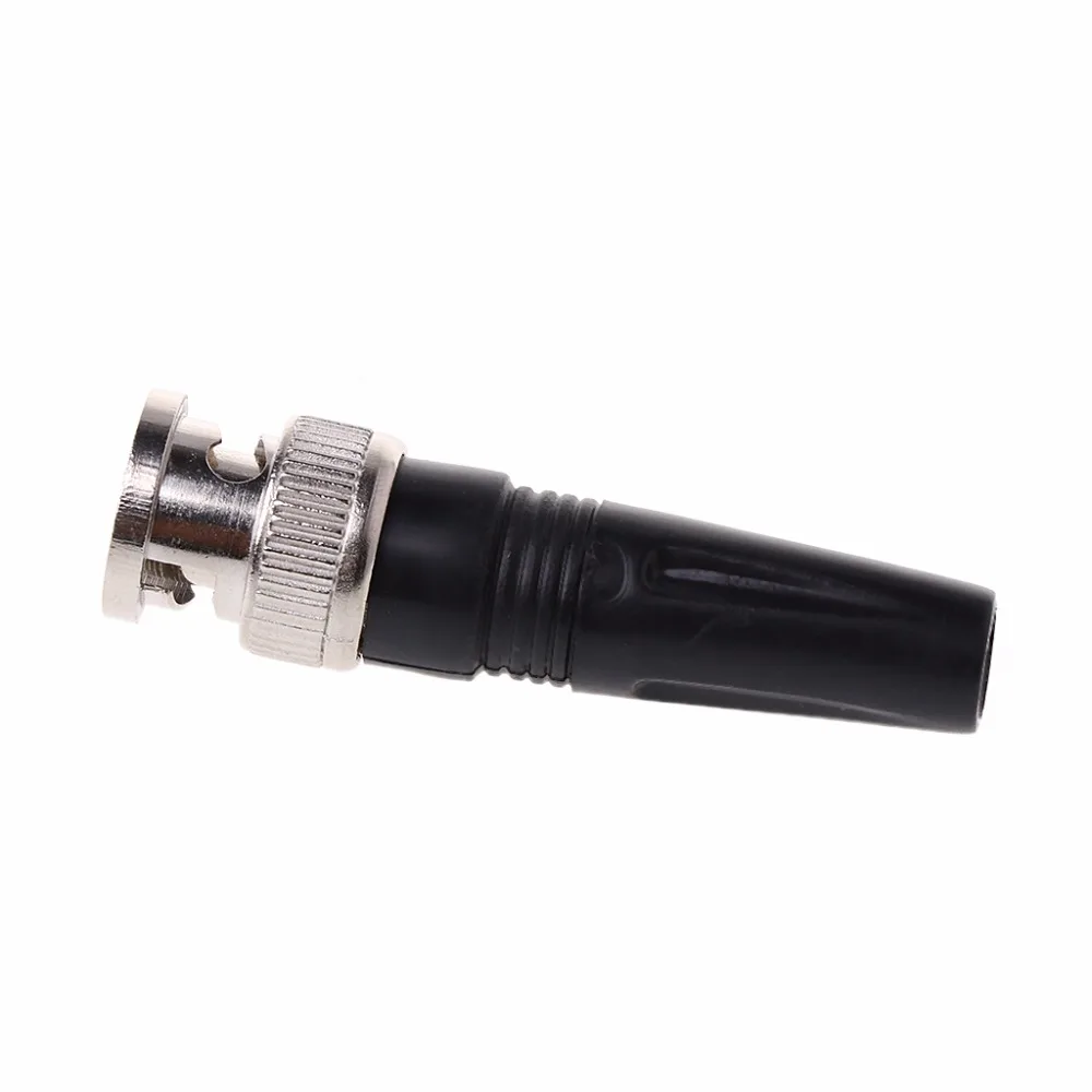 BNC Male Plug Quick Fit No Solder Zinc Alloy BNC Male Connector For Repair