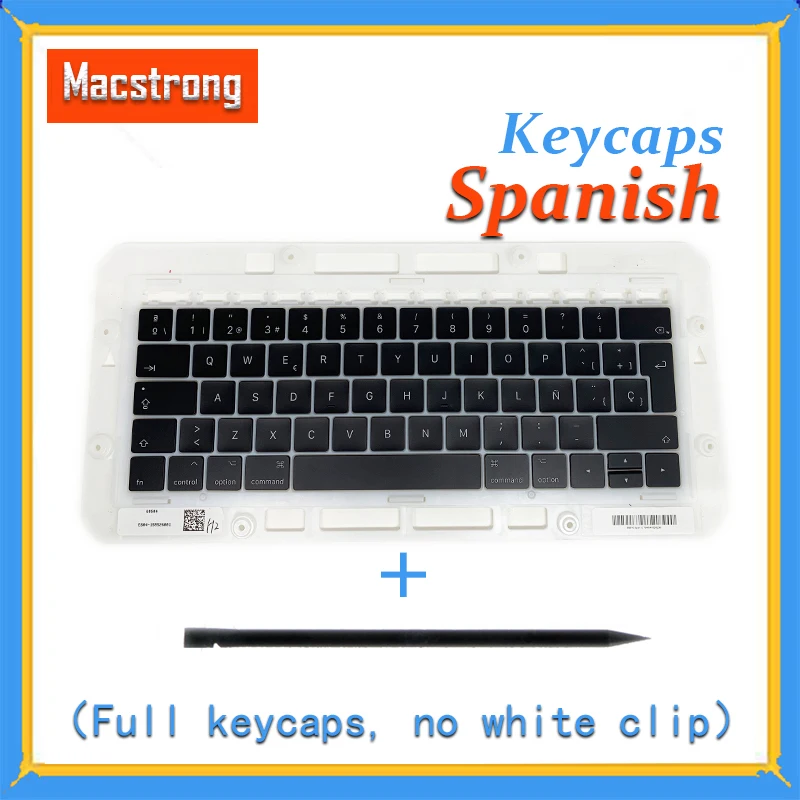 

НОВЫЕ A1706/A1707/A1708 испанские колпачки для клавиш для Macbook Pro/Air Retina 13 "15" A1932/A1990/A1989 SP клавиши сменная клавиатура