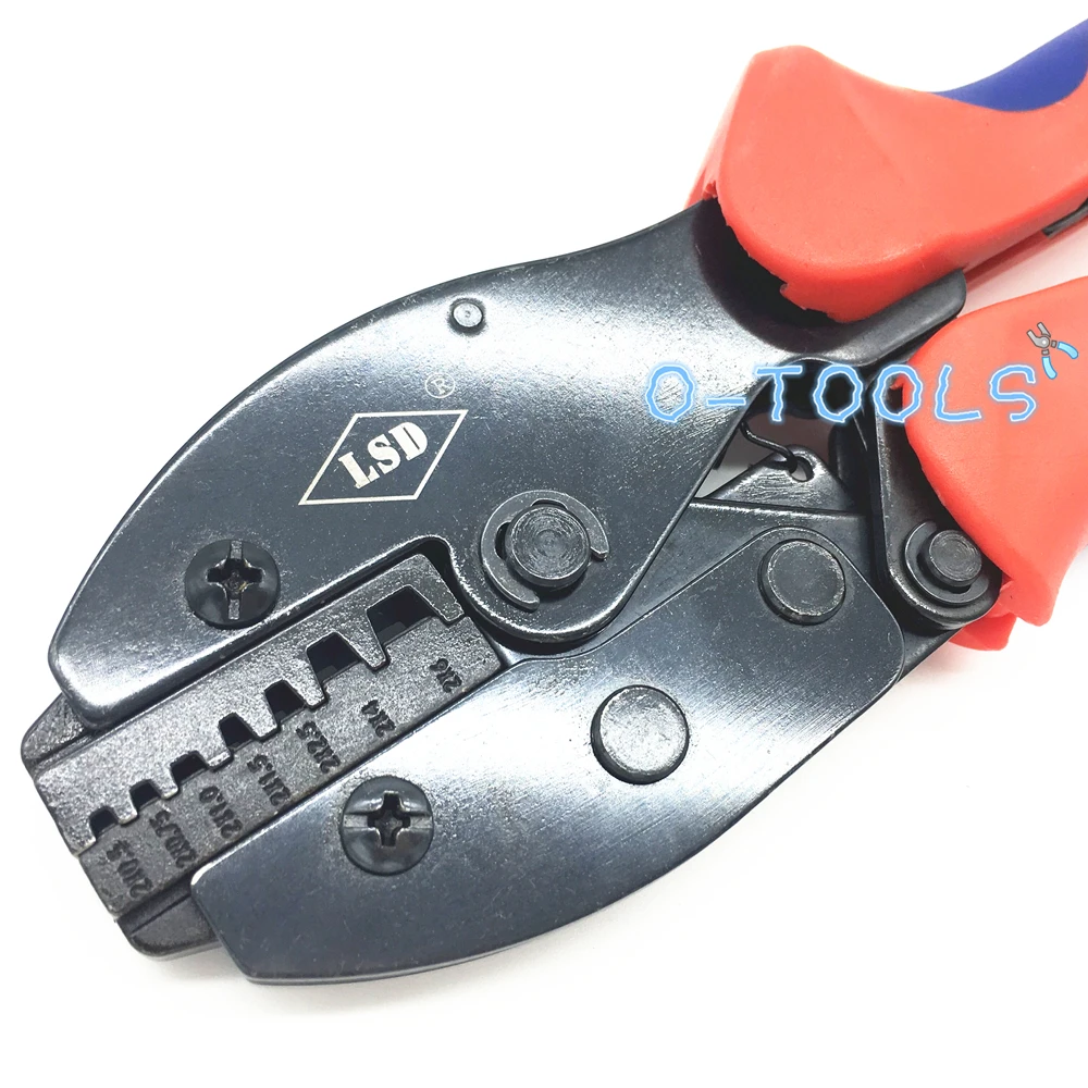 التوأم الحبل نهاية محطة تجعيد أداة كابل مزدوج الحلقات العقص أداة LY-26TW المكشكش 2*0.5-6mm2