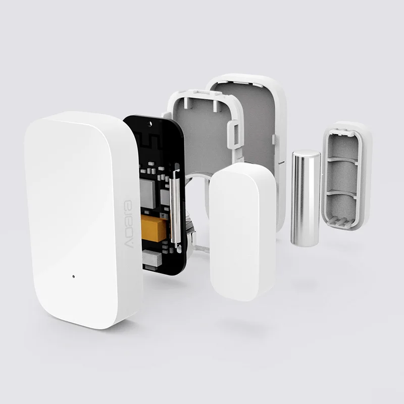 Aqara Zigbee Sensor de ventana de puerta conexión inalámbrica Mini Sensor inteligente funciona con la aplicación Mi Home (región de China) para