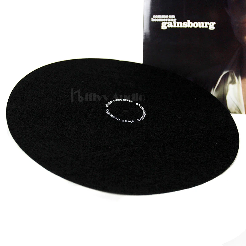Антивибрационный фетровый коврик, противоскользящий коврик для LP, антистатический утолщенный коврик для слипонов, 12 дюймов, виниловый коврик для проигрывателя, 2 мм