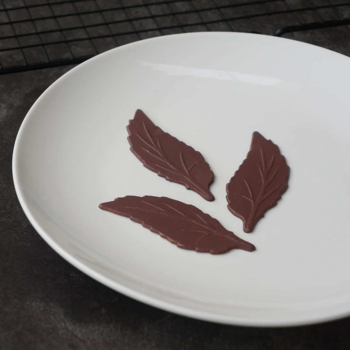 Lanceolate Leaf Shape Silicone Mold Cake Decorating Long Narrow Leaves Chocolate Transfer Sheet Mould Baking Stencil Chablon