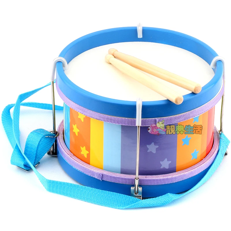 

Free shipping Tru classica drum toy child percusses sheepskin for child 3~6 years Educational toy Brand Xmas gift Instrument