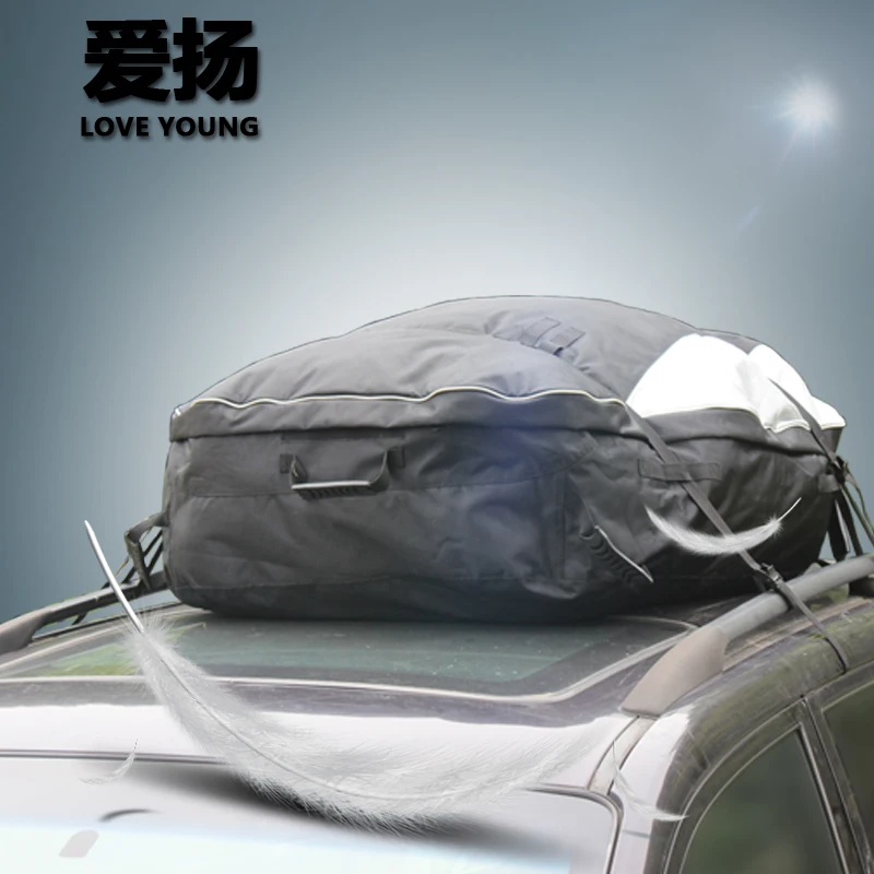 Universal Super Large 300L Roof Top Cargo Carrier Bag Roof Top  rack Waterproof Luggage Travel Cargo Rack Storage Bag Carrier