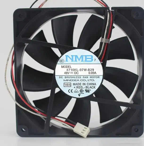 Nmb 48 48v 0.09a 120*120*25mm ventilador de refrigeração de 3 linhas