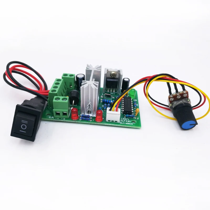 10V 12V 24V 36V PWM DC controller with Positive inversion switch 150W PWM DC controller for DC motor speed controller