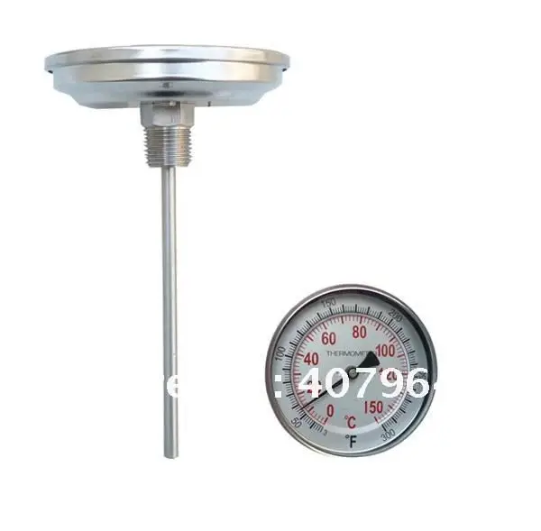 

Industrial bimetal thermometer with dial 3" SS304 Case ,