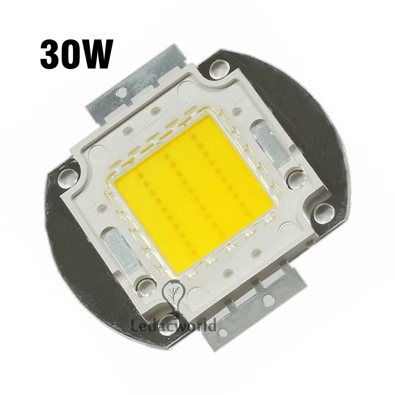 Imagem -04 - Chip de Led de Alta Potência Integrado Smd Contas Cob 10w 20w 30w 50w 100w Branco Quente Natureza Branco Fonte de Luz Fria