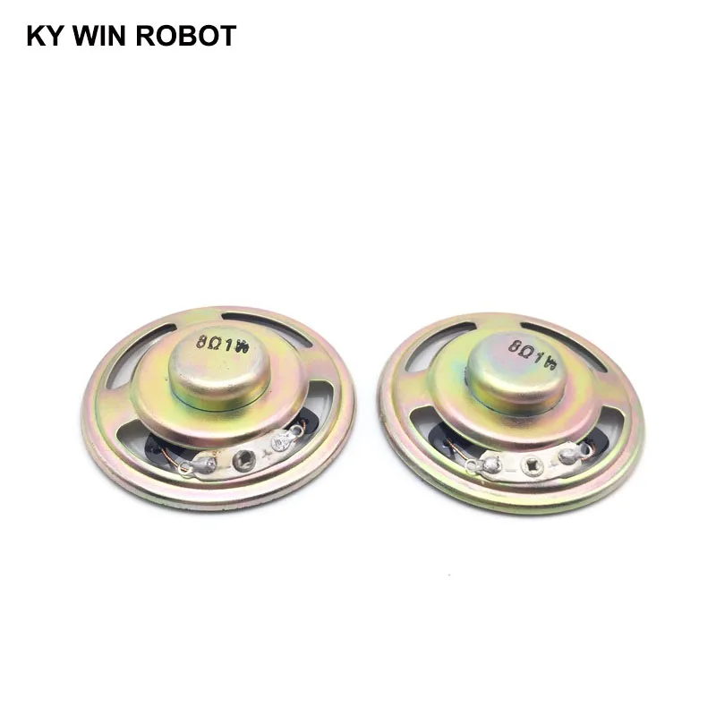 2pcs/lot New Ultra-thin speaker waterproof 8 ohms 1 watt 1W 8R speaker Diameter 50MM 5CM thickness 12.5MM