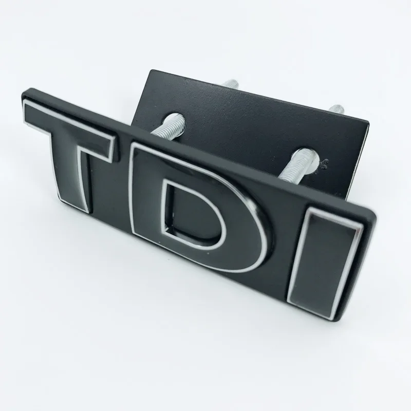 Metal TDI Car Front Grille Grill Emblem Badge Logo
