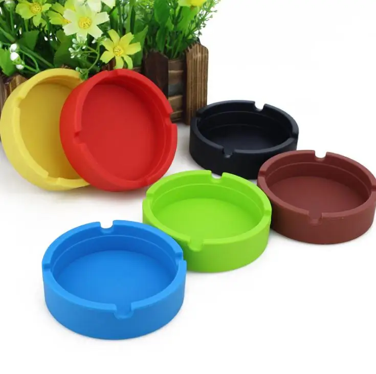 

300PCS/lot fashion ashtrays silicone can be custom-made ashtray advertising gifts business publicity SN1052