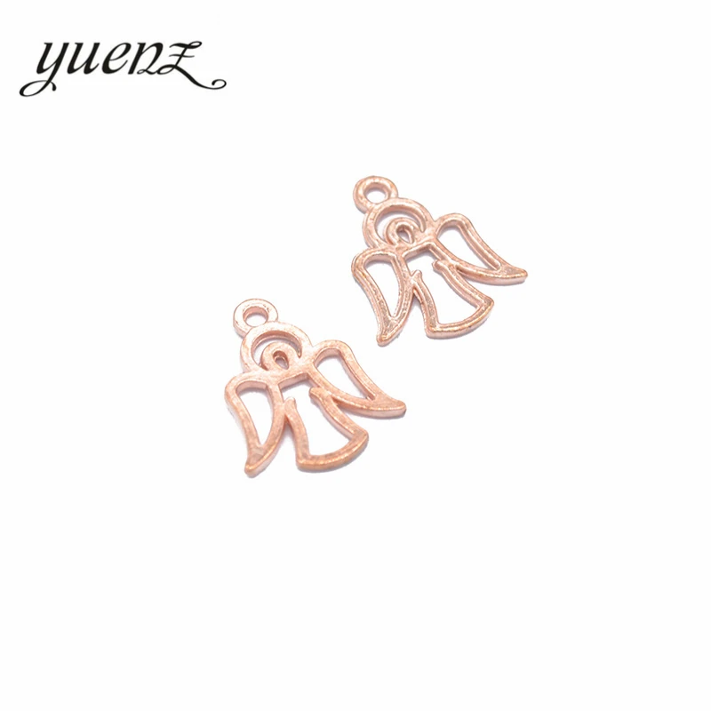 YuenZ 20pcs Antique Silver color Angel Charm Metal Charms Necklace Jewelry Diy Jewelry Findings Handmade Craft 20*16mm I206
