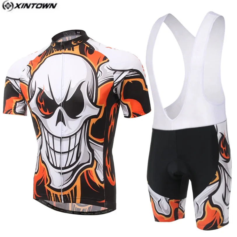 

2019 Popular XINTOWN Men Bike Team Cycling Jersey Sets Summer Short Sleeve Cycling Jersey Ropa Ciclismo MTB Bicycle Shirts Top