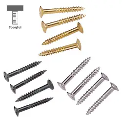 40pcs/set Humbucker Pickup Ring Frame Mounting Screws for Electric Guitar Replacement Parts