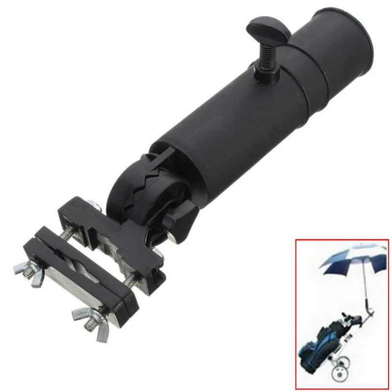 Golf Cart Umbrella Holder Adjustable Universal Umbrella Holder for All Golf Cart Wheelchair Bike Stroller