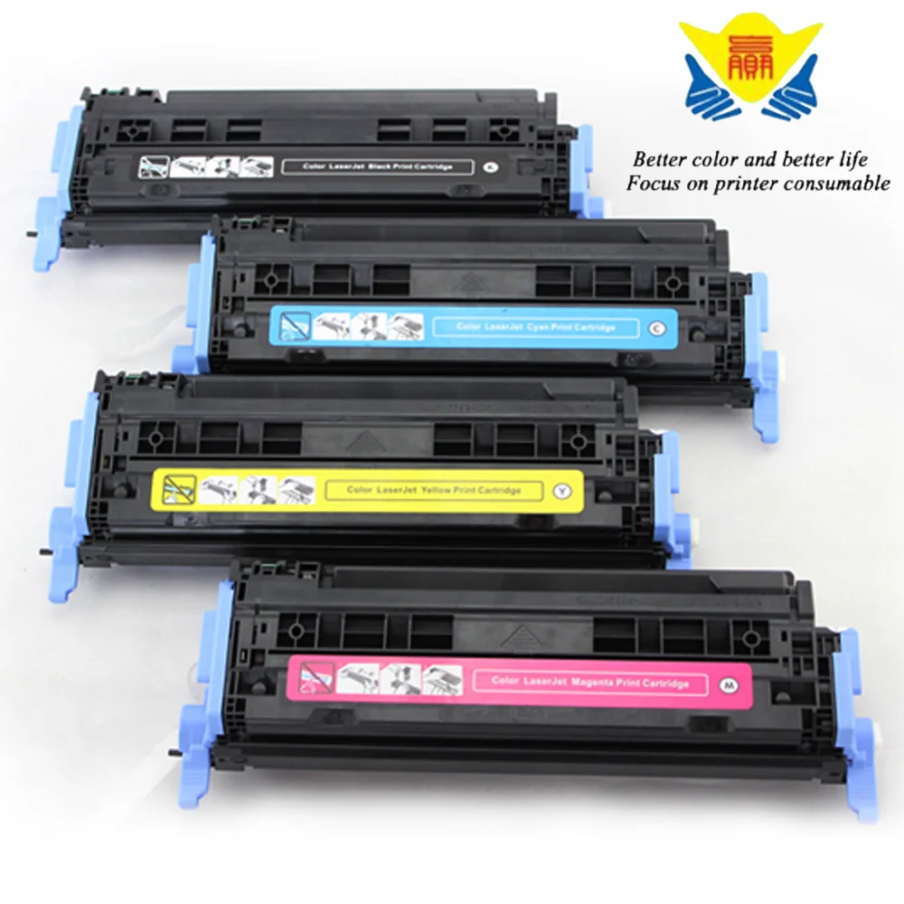 JIANYINGCHEN Compatible Color Toner Cartridge Q2670A Q2671A Q2672A Q2673A for HPs Color Laserjet 3550 3700