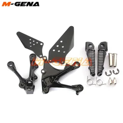 Front footpegs Foot pegs Footrest Pedals Bracket For KAWASAKI ZX6R ZX-6R 2005-2008 05 06 07 08 ZX636 2005-2006 05 06 Motorcycle