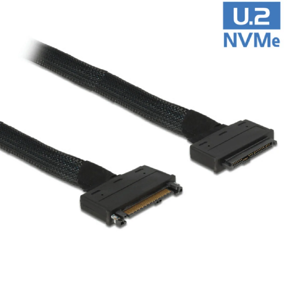 Chenyang 68pin U.2 U2 SFF-8639 NVME PCIe SSD Male to Female Extension Cable 50cm