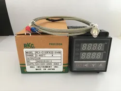 Dual Digital RKC PID Temperature Controller REX-C100FK02-V*AN with K thermocouple, SSR Output EX-C100FK02-M*AN Relay output