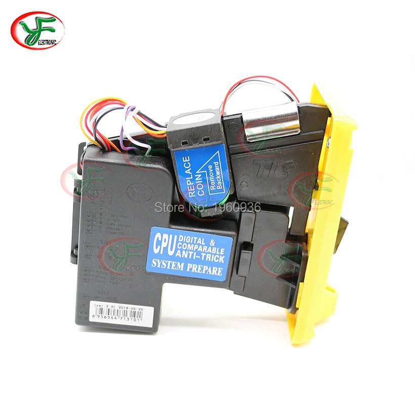 TW-131 CPU Comparable Coin Acceptor Selector Tokens Collector With 4Pin Cable For DIY Arcade Game Machine DIY Parts