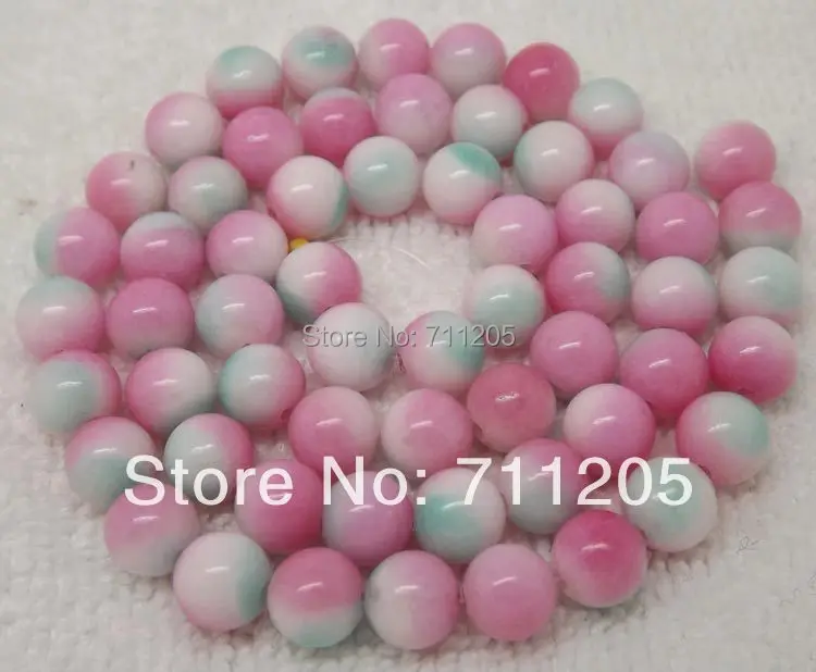 Wholesale 60pcs,6mm Multi-color Jades Round  Beads  Min.Order is $10,we provide mixed wholesale for all items!