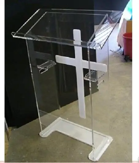 Acrylic Podium Acrylic Podium Stand Acrylic Lectern, Perspex Podium Plexiglass Church Pulpit plexiglass