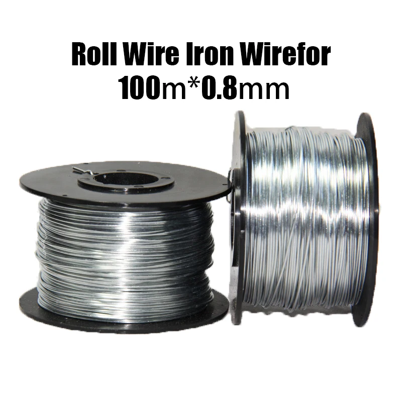 

100m 0.8mm Roll Wire Iron Wirefor Rebar Tying Machine For Electric Rebar