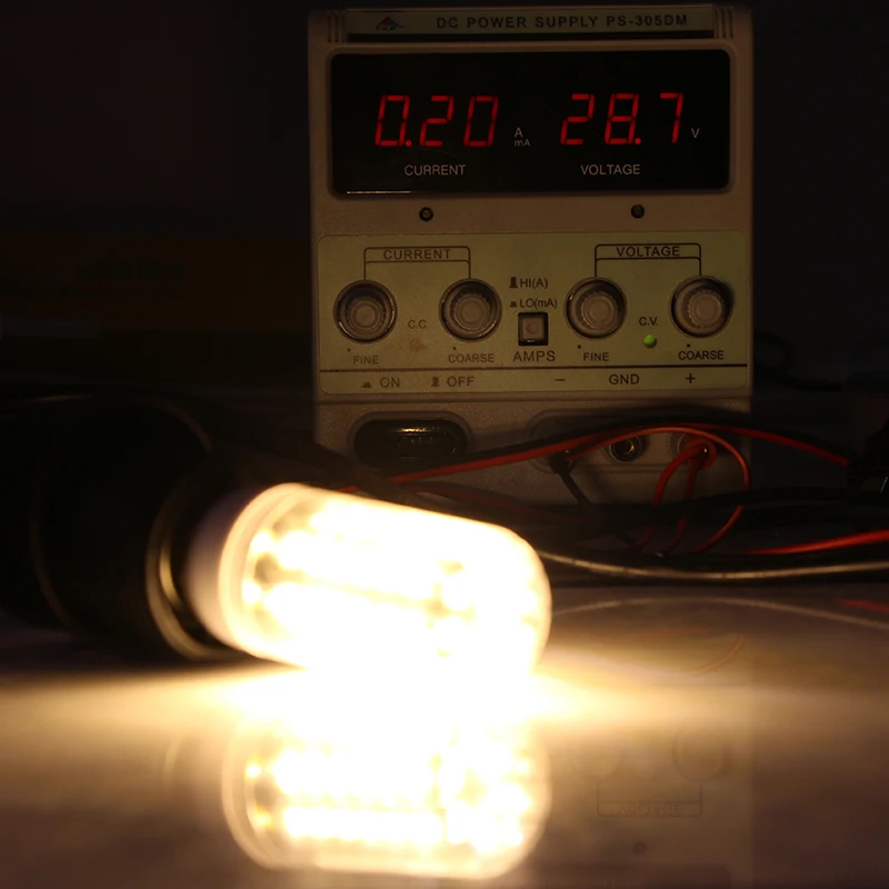 Bombillas Led Corn Bulb Ac Dc 12v 24v 36 48 60 Volt Super E27 7W 110v 220v Energy Saving Lamp 360 Degree Home House Candle Light