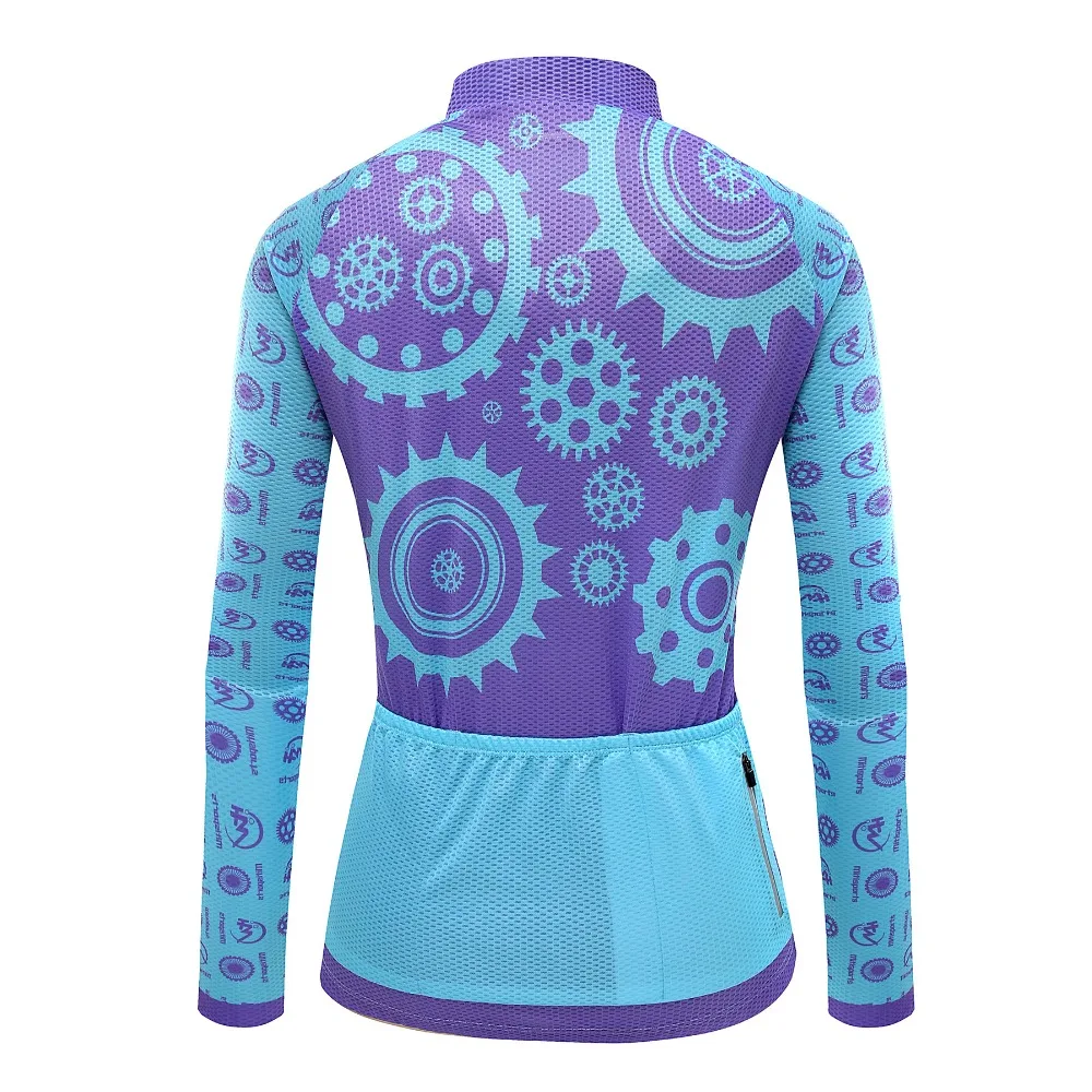 MTSPS Women Cycling Jersey Mtb Bicycle Clothes Ciclismo Long Sleeves Jersey Road Riding Shirt Female Road Bike Cycling Clothing