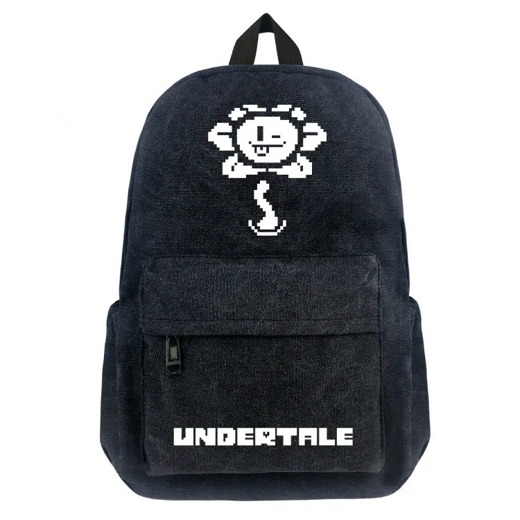 Anime Undertale Backpack Teenage Girls Boys Student Bookbag Sans Papyrus Cartoon mochila Men Laptop Shoulders Bags Travel Bag