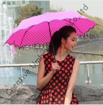 

Manual water wave umbrellas,sunflower,anti-rust,summer parasol,full dotting design,bag umbrellas,gift umbrellas